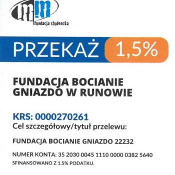 Przekaż 1,5 procent